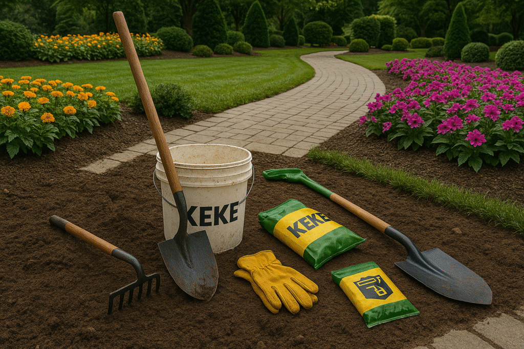 Landschaftsbau-Arrangements